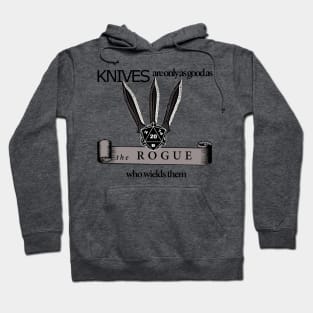 Rogue Knives Dungeons & Dragons RPG d20 Hoodie